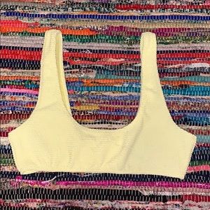 Yellow pacsun bikini top